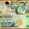 BAHAMAS 1DOLLAR UNC OLD ISSUE # 221