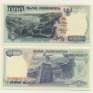 INDONESIA 1000 RUPIAH AUNC # 616