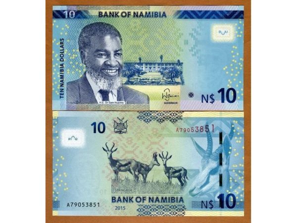 NAMIBIA 10 DOLLARS UNC # 684