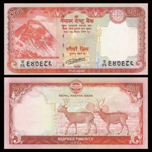 NEPAL 20 RUPEES UNC # 204