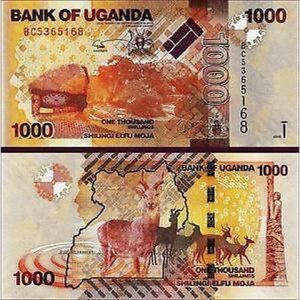 UGANDA 1000 SHILLINGS UNC # 168