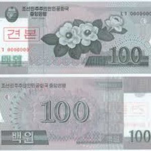 NORTH KOREA 100 WON UNC # 169