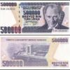 TURKEY 500000 LIRA PREFIX K AUNC # 112