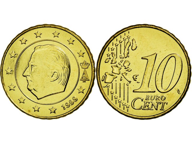 BELGIUM 10 EURO CENT COIN # 3046 – CURRENCYWALA