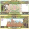 GUINEA 500 FRANCS UNC # 350