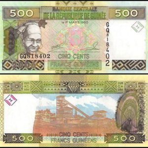GUINEA 500 FRANCS UNC # 350