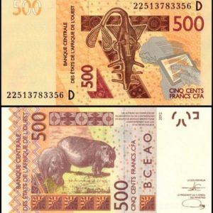MALI 500 FRANCS UNC # 32