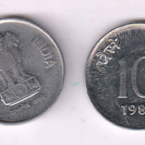 INDIA 10 PAISA COIN UNC # 3007