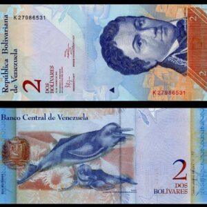 VENEZUELA 2 BOLIVARES UNC # 901