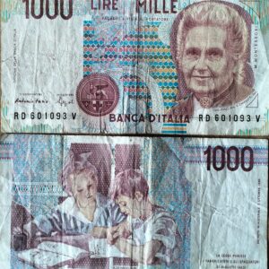 ITALY 1000 LIRE # 861