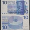 NETHERLANDS 10 GULDEN VG # 357