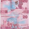ZAMBIA 20 KWACHA UNC # 341