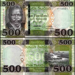 SOUTH SUDAN 500 POUNDS UNC # 133