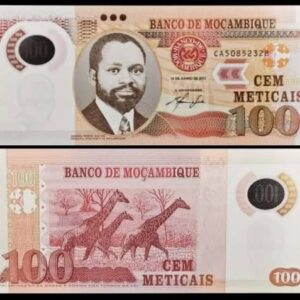 MOZAMBIQUE 100 METICAIS POLYMER UNC # 114