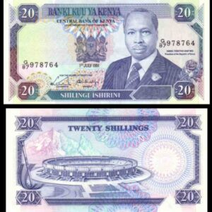 KENYA 20 SHILLINGS OLD ISSUE UNC # 500