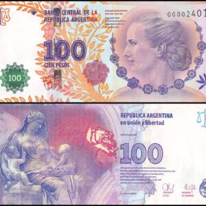 ARGENTINA 100 PESOS UNC # 879