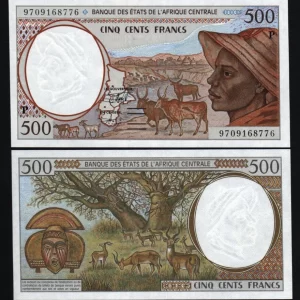 CHAD 500 FRANCS UNC # 494