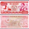 MOZAMBIQUE 1000 METICAIS UNC # 551