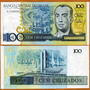 BRAZIL 100 CRUZEIRO UNC # 553