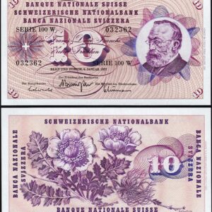 SWITZERLAND 10 FRANCS UNC # 472