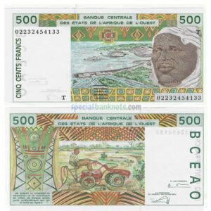 WEST AFRICA TOGO 500 FRANCS UNC # 225