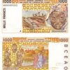IVORY COAST 1000 FRANCS UNC # 583