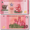 ZIMBABWE 10 ZIG UNC # 859