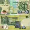 GHANA 10 CEDIS UNC # 562
