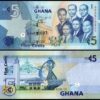 GHANA 5 CEDIS UNC # 910