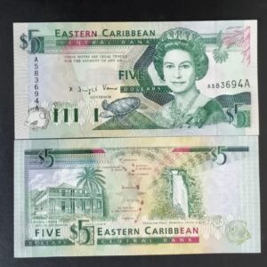 ANTIGUA 5 DOLLARS UNC # 618