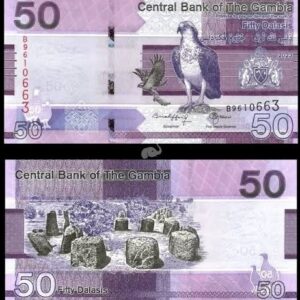 GAMBIA 50 DALASIS UNC  # 831
